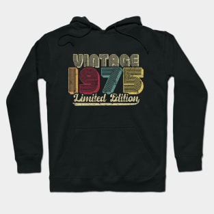 Vintage 1975 Limited Edition 45th Birthday Gift Hoodie